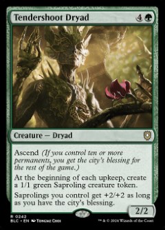 Tendershoot Dryad Bloomburrow Commander